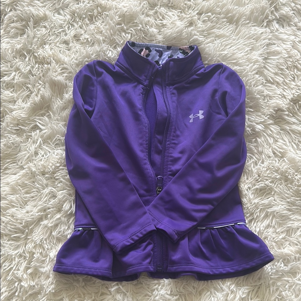 Under Armour Violet Ruffled Jacket - Picture 2 of 5
